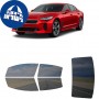 לרכב Kia Stinger 2020 ציפוי חלונות שחורים רב פעמי סיליקון לחלונות קדמיים, אחוריים ולחלון האחורי