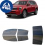 לרכב Kia Telluride 2020 ציפוי חלונות שחורים רב פעמי סיליקון לחלונות קדמיים, אחוריים ולחלון האחורי