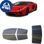 לרכב Lamborghini Aventador 2016 ציפוי חלונות שחורים רב פעמי סיליקון לחלונות קדמיים, אחוריים ולחלון האחורי