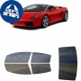 לרכב Lamborghini Gallardo Spyder Two-doorConvertible 2003 ציפוי חלונות שחורים רב פעמי סיליקון לחלונות קדמיים, אחוריים ולחלון האחורי