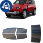 לרכב Land Rover Defender 90 2020 ציפוי חלונות שחורים רב פעמי סיליקון לחלונות קדמיים, אחוריים ולחלון האחורי