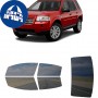 לרכב Land Rover LR2 SUV 2007 ציפוי חלונות שחורים רב פעמי סיליקון לחלונות קדמיים, אחוריים ולחלון האחורי