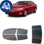 לרכב Lexus ES Sedan 2011 ציפוי חלונות שחורים רב פעמי סיליקון לחלונות קדמיים, אחוריים ולחלון האחורי