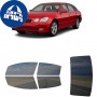 לרכב Lexus GS Sedan 1998 ציפוי חלונות שחורים רב פעמי סיליקון לחלונות קדמיים, אחוריים ולחלון האחורי