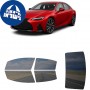לרכב Lexus IS 350F Sport 2021 ציפוי חלונות שחורים רב פעמי סיליקון לחלונות קדמיים, אחוריים ולחלון האחורי