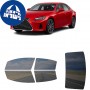 לרכב Lexus IS Base 300 2020 ציפוי חלונות שחורים רב פעמי סיליקון לחלונות קדמיים, אחוריים ולחלון האחורי