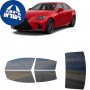 לרכב Lexus IS F Sport 300 2020 ציפוי חלונות שחורים רב פעמי סיליקון לחלונות קדמיים, אחוריים ולחלון האחורי