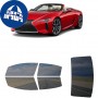לרכב Lexus LC 500 Convertible 2021 ציפוי חלונות שחורים רב פעמי סיליקון לחלונות קדמיים, אחוריים ולחלון האחורי