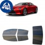 לרכב Lexus LC 2018 ציפוי חלונות שחורים רב פעמי סיליקון לחלונות קדמיים, אחוריים ולחלון האחורי