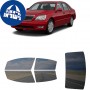 לרכב Lexus LS Sedan 2001 ציפוי חלונות שחורים רב פעמי סיליקון לחלונות קדמיים, אחוריים ולחלון האחורי