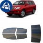 לרכב Lexus LX 2008 ציפוי חלונות שחורים רב פעמי סיליקון לחלונות קדמיים, אחוריים ולחלון האחורי
