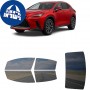 לרכב Lexus NX 2021 ציפוי חלונות שחורים רב פעמי סיליקון לחלונות קדמיים, אחוריים ולחלון האחורי