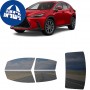 לרכב Lexus NX SUV 2022 ציפוי חלונות שחורים רב פעמי סיליקון לחלונות קדמיים, אחוריים ולחלון האחורי