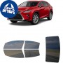 לרכב Lexus RX 2016 ציפוי חלונות שחורים רב פעמי סיליקון לחלונות קדמיים, אחוריים ולחלון האחורי