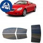 לרכב Lexus SC Two-doorConvertible 2002 ציפוי חלונות שחורים רב פעמי סיליקון לחלונות קדמיים, אחוריים ולחלון האחורי
