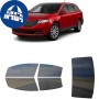 לרכב Lincoln MKT 2018 ציפוי חלונות שחורים רב פעמי סיליקון לחלונות קדמיים, אחוריים ולחלון האחורי
