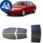 לרכב Lincoln MKZ Sedan 2007 ציפוי חלונות שחורים רב פעמי סיליקון לחלונות קדמיים, אחוריים ולחלון האחורי