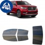 לרכב Lincoln Navigator L SUV 2018 ציפוי חלונות שחורים רב פעמי סיליקון לחלונות קדמיים, אחוריים ולחלון האחורי