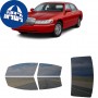 לרכב Lincoln Town Car Sedan 1998 ציפוי חלונות שחורים רב פעמי סיליקון לחלונות קדמיים, אחוריים ולחלון האחורי