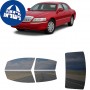 לרכב Lincoln Town Car Sedan 2003 ציפוי חלונות שחורים רב פעמי סיליקון לחלונות קדמיים, אחוריים ולחלון האחורי