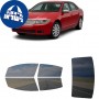 לרכב Lincoln Zephyr Sedan 2006 ציפוי חלונות שחורים רב פעמי סיליקון לחלונות קדמיים, אחוריים ולחלון האחורי