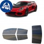 לרכב Lotus Exige Sport 390 2022 ציפוי חלונות שחורים רב פעמי סיליקון לחלונות קדמיים, אחוריים ולחלון האחורי