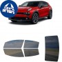 לרכב Lynk & Co 2 2021 ציפוי חלונות שחורים רב פעמי סיליקון לחלונות קדמיים, אחוריים ולחלון האחורי
