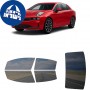 לרכב Lynk & Co 3 2019 ציפוי חלונות שחורים רב פעמי סיליקון לחלונות קדמיים, אחוריים ולחלון האחורי