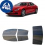לרכב Maserati Ghibli Sedan 2014 ציפוי חלונות שחורים רב פעמי סיליקון לחלונות קדמיים, אחוריים ולחלון האחורי