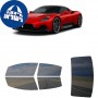 לרכב Maserati MC20 Coupe 2022 ציפוי חלונות שחורים רב פעמי סיליקון לחלונות קדמיים, אחוריים ולחלון האחורי