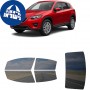 לרכב Mazda CX-5 2016 ציפוי חלונות שחורים רב פעמי סיליקון לחלונות קדמיים, אחוריים ולחלון האחורי