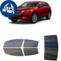 לרכב Mazda CX-9 2016 ציפוי חלונות שחורים רב פעמי סיליקון לחלונות קדמיים, אחוריים ולחלון האחורי