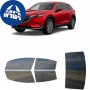 לרכב Mazda CX-9 SUV 2016 ציפוי חלונות שחורים רב פעמי סיליקון לחלונות קדמיים, אחוריים ולחלון האחורי