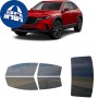 לרכב Mazda CX-50 SUV 2023 ציפוי חלונות שחורים רב פעמי סיליקון לחלונות קדמיים, אחוריים ולחלון האחורי