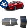 לרכב Mazda MAZDA4 Hatchback 2019 ציפוי חלונות שחורים רב פעמי סיליקון לחלונות קדמיים, אחוריים ולחלון האחורי