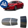 לרכב Mazda MAZDA6 2019 ציפוי חלונות שחורים רב פעמי סיליקון לחלונות קדמיים, אחוריים ולחלון האחורי
