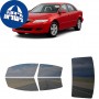 לרכב Mazda MAZDA6 Sedan 2003 ציפוי חלונות שחורים רב פעמי סיליקון לחלונות קדמיים, אחוריים ולחלון האחורי