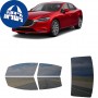 לרכב Mazda MAZDA6 Sedan 2019 ציפוי חלונות שחורים רב פעמי סיליקון לחלונות קדמיים, אחוריים ולחלון האחורי