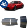 לרכב Mazda MX-5RF 2017 ציפוי חלונות שחורים רב פעמי סיליקון לחלונות קדמיים, אחוריים ולחלון האחורי