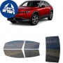 לרכב Mazda MX-30 2021 ציפוי חלונות שחורים רב פעמי סיליקון לחלונות קדמיים, אחוריים ולחלון האחורי