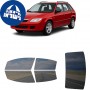 לרכב Mazda Protege Station Wagon 2002 ציפוי חלונות שחורים רב פעמי סיליקון לחלונות קדמיים, אחוריים ולחלון האחורי