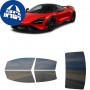 לרכב McLaren 765LT 2021 ציפוי חלונות שחורים רב פעמי סיליקון לחלונות קדמיים, אחוריים ולחלון האחורי