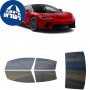 לרכב McLaren GT 2020 ציפוי חלונות שחורים רב פעמי סיליקון לחלונות קדמיים, אחוריים ולחלון האחורי