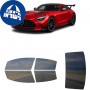 לרכב Mercedes Benz AMG GT BLSCK SERIES Coupe 2022 ציפוי חלונות שחורים רב פעמי סיליקון לחלונות קדמיים, אחוריים ולחלון האחורי