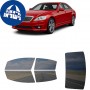 לרכב Mercedes Benz S63 2009 ציפוי חלונות שחורים רב פעמי סיליקון לחלונות קדמיים, אחוריים ולחלון האחורי