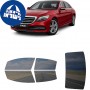 לרכב Mercedes Benz S400 2017 ציפוי חלונות שחורים רב פעמי סיליקון לחלונות קדמיים, אחוריים ולחלון האחורי