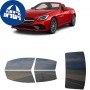 לרכב Mercedes Benz SLC Roadser 300 2017 ציפוי חלונות שחורים רב פעמי סיליקון לחלונות קדמיים, אחוריים ולחלון האחורי