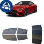 לרכב Mercedes Benz AMGSL 2022 ציפוי חלונות שחורים רב פעמי סיליקון לחלונות קדמיים, אחוריים ולחלון האחורי