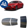 לרכב Mercedes Benz CLS Four-door 2019 ציפוי חלונות שחורים רב פעמי סיליקון לחלונות קדמיים, אחוריים ולחלון האחורי