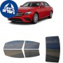 לרכב Mercedes Benz E-Class Sedan 2017 ציפוי חלונות שחורים רב פעמי סיליקון לחלונות קדמיים, אחוריים ולחלון האחורי